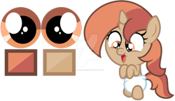 Size: 1920x1107 | Tagged: safe, artist:jonatanmagic, oc, oc:suggarsplit, baby, baby pony, deviantart watermark, female, filly, foal, horn, imported from derpibooru, obtrusive watermark, offspring, parent:button mash, parent:sweetie belle, parents:sweetiemash, pony, unicorn, watermark
