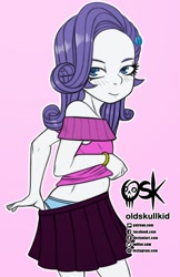 Size: 972x1500 | Tagged: suggestive, artist:oldskullkid, rarity, banned from derpibooru, equestria girls, female, human, imported from twibooru, lolicon, underage, young, younger