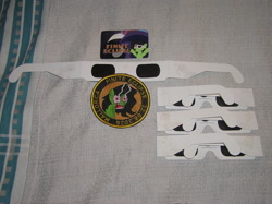 Size: 2288x1712 | Tagged: safe, princess celestia, princess luna, twilight sparkle, oc, oc:filly anon, autumn blaze, doctor whooves, eclipse, eclipse glasses, female, filly, foal, g4, imported from derpibooru, irl, oc only, patch, photo, roseluck, sunglasses, sunset shimmer, time turner