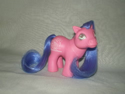Size: 640x480 | Tagged: safe, photographer:breyer600, adorablecheese, baby, baby pony, blushing, chuck e cheese pony, cute, earth pony, female, filly, foal, g1, imported from derpibooru, irl, photo, pony, solo, toy