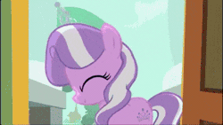 Size: 330x186 | Tagged: safe, editor:zyuva, apple bloom, diamond tiara, scootaloo, sweetie belle, animated, appleoosa's most wanted, blank flank, cutie mark crusaders, derpibooru exclusive, earth pony, edit, edited screencap, fear hug, female, filly, foal, g4, gif, horn, hug, imported from derpibooru, lidded eyes, mane toss, my little pony: friendship is magic, open mouth, pegasus, pony, ponyville confidential, scared, screaming, screencap, season 2, season 5, speed lines, unicorn, volumetric mouth
