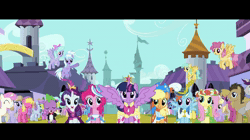 Size: 1920x1080 | Tagged: suggestive, artist:poniponiponyflag, applejack, fluttershy, pinkie pie, princess celestia, princess luna, rainbow dash, rarity, spike, twilight sparkle, alicorn, animal, animated, big macintosh, castle, chinese, clothes, cloudchaser, derpy hooves, dinky hooves, doctor whooves, dragon, earth pony, edit, edited screencap, female, filly, flitter, foal, food, g4, horn, imported from derpibooru, jewelry, magic, male, mane six, mare, meme, muffin, my little pony: friendship is magic, pegasus, pony, princess cadance, rabbit, regalia, screencap, spread wings, stallion, sunset shimmer, time turner, trixie, unicorn, video, vocaloid, webm, wings