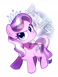 Size: 2048x2732 | Tagged: safe, artist:izuchi, diamond tiara, angry, cute, diamondbetes, earth pony, female, filly, foal, g4, imported from derpibooru, madorable, pony, solo