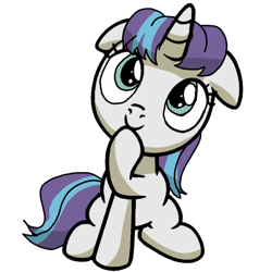 Size: 1080x1080 | Tagged: safe, artist:oumirot, cute, female, filly, filly glory, foal, g1, g1 to g4, g4, generation leap, glory, glorybetes, horn, imported from derpibooru, pony, simple background, transparent background, unicorn, younger