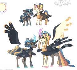 Size: 1274x1154 | Tagged: safe, artist:baylard, princess celestia, princess luna, alicorn, alternate design, cewestia, curved horn, duo, duo female, female, filly, filly luna, foal, frown, g4, horn, imported from derpibooru, lidded eyes, mare, pony, royal sisters, siblings, simple background, sisters, smiling, white background, woona, younger