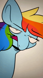 Size: 720x1280 | Tagged: safe, artist:crookedbeetles, rainbow dash, scootaloo, animated, duo, eye clipping through hair, eyebrows, eyebrows visible through hair, female, filly, foal, g4, hand, imported from derpibooru, mare, pegasus, pencil, pony, sound, suddenly hands, teary eyes, test, webm