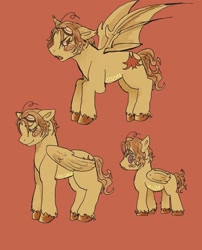 Size: 1036x1280 | Tagged: safe, artist:zuzaniedzwiedz, ahoge, bat pony, blank flank, canada, canada (hetalia), colt, curly hair, cute, cute little fangs, fangs, foal, folded wings, goggles, goggles on head, hetalia, hissing, imported from derpibooru, male, maple leaf, nation ponies, pegasus, ponified, pony, ponytalia, unshorn fetlocks, wings