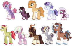 Size: 2043x1314 | Tagged: safe, artist:disasterisk, artist:urneverreal, oc, oc:abracadabra, oc:ametrine pie, oc:autumn gala, oc:cactus bloom, oc:huckleberry breeze, oc:jetstream, oc:junebug jamboree, oc:lucky stone, oc:starflower, oc:tigers eye, base used, colt, earth pony, female, filly, foal, horn, imported from derpibooru, interspecies offspring, kirin hybrid, magical lesbian spawn, male, mare, offspring, parent:applejack, parent:autumn blaze, parent:cheerilee, parent:cheese sandwich, parent:derpy hooves, parent:fluttershy, parent:gloriosa daisy, parent:lily blossom, parent:marble pie, parent:maud pie, parent:pinkie pie, parent:prince blueblood, parent:rarity, parent:soarin', parent:tree hugger, parent:trixie, parent:trouble shoes, parent:vapor trail, parents:bluejack, parents:cheertrail, parents:cheesetrix, parents:derpmaud, parents:flutterblossom, parents:glorihugger, parents:marbleblaze, parents:rarishoes, parents:soarinpie, pegasus, pony, stallion, unicorn