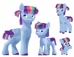 Size: 3777x2918 | Tagged: safe, artist:l211art, oc, oc:matt meadows, colt, foal, g5, imported from derpibooru, male, multicolored mane, my little pony: make your mark, my little pony: tell your tale, oc only, pegasus, pegasus oc, pony, simple background, stallion, style emulation, white background