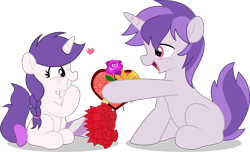 Size: 5333x3241 | Tagged: safe, artist:jhayarr23, oc, oc:brisk aura, oc:snowie aura, age difference, brother and sister, female, filly, foal, horn, imported from derpibooru, incest, male, oc only, pony, siblings, stallion, straight, unicorn