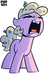 Size: 575x883 | Tagged: safe, artist:php104, oc, oc:pinkie bell, oc:silver bell, angry, confetti, fallout equestria, female, filly, foal, g4, imported from derpibooru, oc only, open mouth, pony, simple background, transparent background
