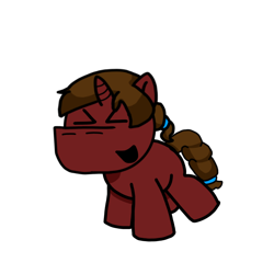 Size: 1280x1280 | Tagged: safe, artist:josephthedumbimpostor, oc, oc:gun slinger, baby, female, filly, foal, horn, imported from derpibooru, oc only, simple background, solo, transparent background, unicorn, unicorn oc