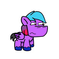Size: 1280x1280 | Tagged: safe, artist:josephthedumbimpostor, oc, oc:diane deluxe, baby, female, filly, foal, imported from derpibooru, mario kart, oc only, pegasus, pegasus oc, simple background, solo, super mario, transparent background