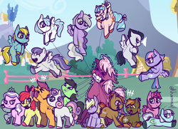 Size: 2003x1454 | Tagged: safe, artist:kharmacal, apple bloom, button mash, diamond tiara, scootaloo, silver spoon, sweetie belle, oc, oc:filly anon, 2026, :<, :c, :d, >:c, accessory, background pony, bangs, bee bop, blank flank, blue face, bow, brothers, cherry blossom (g4), chest fluff, collar, colt, cotton cloudy, cozy glow, cute, cutie mark crusaders, derpibooru exclusive, dinky hooves, dog collar, ears back, earth pony, emanata, eye clipping through hair, eyebrows, eyebrows visible through hair, eyes closed, eyes open, female, filly, flying, foal, freckles, frown, g4, giggling, glasses, grin, gritted teeth, hair bow, hat, headcanon, hoof on hip, hoof over mouth, horn, imported from derpibooru, jewelry, laughing, leash, liquid button, lying down, male, mare, messy mane, messy tail, missing cutie mark, motion lines, mouth hold, my little pony. sztuka improwizacji, no catchlights, no pupils, nose wrinkle, not cheerilee, open mouth, open smile, outdoors, pegasus, plewds, pony, ponyville, prone, propeller hat, raised hoof, redraw, ruby pinch, rumble, self paradox, self ponidox, shaking, siblings, sidemouth, simple background, smiling, sploot, spread wings, sweat, sweatdrops, sweet pop, tail, tail bow, teeth, thick lineart, tiara, tornado bolt, twin brothers, twins, unamused, unicorn, unnamed character, unnamed pony, wall of tags, wavy mouth, wind sprint, wings, xd