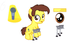 Size: 1280x814 | Tagged: safe, artist:mfmcares, 2023, colt, crutches, disabled, earth pony, foal, frown, imported from derpibooru, jimmy valmer, looking at you, male, outline, ponified, pony, simple background, solo, south park, transparent background