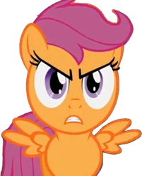 Size: 566x703 | Tagged: safe, scootaloo, angry, background removed, edit, edited screencap, female, filly, foal, g4, gritted teeth, imported from derpibooru, my little pony: friendship is magic, needs more jpeg, not a vector, pegasus, pony, screencap, season 2, simple background, solo, teeth, the return of harmony, transparent background