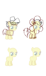 Size: 1000x1660 | Tagged: safe, artist:robin mitchell, bald, clothes, concept art, costume, cotton top, female, filly, foal, g4, generic filly, generic pony, honey drop, imported from derpibooru, lineart, my little pony: friendship is magic, official, pony, simple background, the cutie mark chronicles