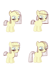Size: 1000x1398 | Tagged: safe, artist:robin mitchell, alternate hairstyle, concept art, earth pony, female, filly, filly limestone pie, filly marble pie, foal, g4, implied maud pie, imported from derpibooru, limestone pie, lineart, marble pie, my little pony: friendship is magic, official, pony, simple background, the cutie mark chronicles, what could have been, younger