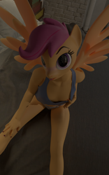 Size: 4800x7680 | Tagged: suggestive, artist:extremespeed slowpoke, scootaloo, 3d, anthro, banned from derpibooru, blender, breasts, delicious flat chest, imported from twibooru, lolicon, pegasus, underage
