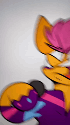 Size: 720x1280 | Tagged: safe, artist:crookedbeetles, apple bloom, applejack, rainbow dash, rarity, scootaloo, sweetie belle, animated, cheerilee, crying, cutie mark crusaders, earth pony, female, filly, foal, g4, horn, imported from derpibooru, lady gaga, mare, my little pony: friendship is magic, pegasus, poker face, pony, singing, sound, south park, the show stoppers, unicorn, webm