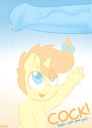 Size: 1000x1400 | Tagged: explicit, artist:lamia, anthro, babycon, banned from derpibooru, cup cake, female, fmilf, futa, futa cup cake, horsecock, imported from twibooru, impossibly large penis, intersex, lamia did it again, lolicon, milf, nudity, penis, precum, pumpkin cake, teaching, underage
