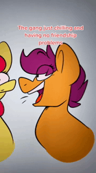 Size: 720x1280 | Tagged: safe, artist:crookedbeetles, apple bloom, scootaloo, sweetie belle, twilight sparkle, animated, apple bloom's bow, bow, cutie mark crusaders, earth pony, encanto, eyebrows, eyebrows visible through hair, female, filly, foal, g4, hair bow, horn, imported from derpibooru, lesson zero, looking at you, mare, my little pony: friendship is magic, pegasus, plushie, pony, smarty pants, smiling, smiling at you, sound, unicorn, unicorn twilight, we don't talk about bruno, webm