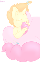 Size: 552x860 | Tagged: explicit, artist:lamia, pinkie pie, anthro, babycon, banned from derpibooru, blowjob, cock nursing, female, futa, futa pinkie pie, horsecock, imported from twibooru, intersex, lamia did it again, lesbian, lolicon, nudity, oral, penis, pumpkin cake, pumpkin pie (ship), sex, shipping, underage