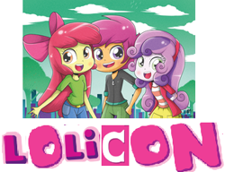 Size: 326x250 | Tagged: suggestive, artist:the-butch-x, apple bloom, scootaloo, sweetie belle, banned from derpibooru, caption, cutie mark crusaders, equestria girls, expand dong, exploitable meme, image macro, imported from twibooru, lolicon, meme, underage