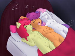 Size: 1280x956 | Tagged: explicit, artist:anonjg, apple bloom, scootaloo, sweetie belle, anthro, banned from derpibooru, cutie mark crusaders, imported from twibooru, lolicon, nudity, underage