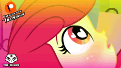 Size: 640x360 | Tagged: explicit, artist:theminus, apple bloom, animated, banned from derpibooru, blushing, equestria girls, gif, heart eyes, implied sex, imported from twibooru, lolicon, patreon, patreon logo, paywalled source, solo, underage, wingding eyes