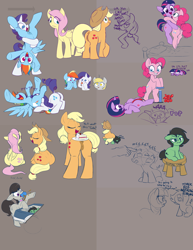 Size: 3091x3998 | Tagged: explicit, artist:furseiseki, applejack, fluttershy, pinkie pie, rainbow dash, rarity, twilight sparkle, oc, oc:filly anon, anatomically incorrect, anus, applebutt, butt, buttershy, cake, derpy hooves, earth pony, female, filly, flutterbutt, foal, food, g4, g4.5, group, hand, horn, hug, human, human vulva, human vulva on pony, imported from derpibooru, insertion, mane six, mare, meme, nudity, octavia melody, pegasus, plot, ponut, pony, rearity, sitting, squatpony, stool, twiggie, unicorn, unicorn twilight, vaginal insertion, vulva