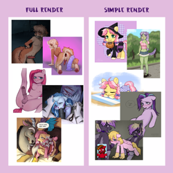 Size: 3000x3000 | Tagged: explicit, grimdark, artist:bloodymrr, fluttershy, pinkie pie, starlight glimmer, oc, oc:crafty circles, oc:falling skies, oc:kye, oc:velour eve, oc:velvet eve, series:stalker trixie, abdl, abuse, alternate universe, ambiguous penetration, anal, anthro, anus, asphyxiation, ass, balls, bdsm, beach, beach towel, bed, bedroom, big penis, bleeding, blood, blowjob, blue bow, blushing, bow, broken rape victim, bruised, bubble berry, butt, butt blush, candy, chains, chastity, chastity cage, choker, clothes, collar, commission, costume, crying, diaper, diaper fetish, digitigrade anthro, dildo, dildo sitting, discord, draconequus, dress, duo, duo male and female, ear piercing, earth pony, earth pony oc, erection, female, female focus, femboy, fetish, filly, filly oc, flutterhigh, foal, folded wings, food, forced, forced blowjob, forced oral, freckles, frown, furry, futa, futa oc, futa on male, g4, gaping, gaping anus, genitals, glasses, group sex, hair bow, hair grab, hair pulling, halloween, hat, high, hippogriff, holiday, horn, horsecock, horsecock dildo, hybrid, implied drug use, imported from derpibooru, injured, insertion, intersex, leash, legwear, lesbian, looking at you, lying down, male, male pov, mare, medial ring, mind break, missing braces, nightmare night costume, nipples, non-baby in diaper, nonconsensual, not kettle corn, nudity, offscreen character, offscreen male, on back, open mouth, oral, oral rape, outdoors, pegasus, pegasus oc, penetration, penis, phone call, piercing, pink hair, pink mane, pinkamena diane pie, pony, pov, prone, pumpkin, pumpkin bucket, raised leg, rape, rule 63, sex, sex toy, ship:discoshy, ship:startrix, shipping, siblings, sleeping, smiling, solo focus, speech bubble, spitroast, stallion, stockholm syndrome, stockings, straight, swimsuit, tail, tears of pain, teary eyes, thigh highs, threesome, torture, trans trixie, transgender, trio focus, trixie, twins, two toned mane, two toned tail, unicorn, unnamed oc, vein, vein bulge, veiny cock, vulva, whip marks, wings, witch costume, witch hat, yellow coat, zebra, zebra oc, zebradom