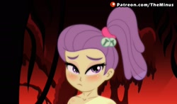 Size: 1920x1128 | Tagged: questionable, artist:theminus, banned from derpibooru, equestria girls, female, imported from twibooru, lily pad (equestria girls), lolicon, solo, solo female, underage