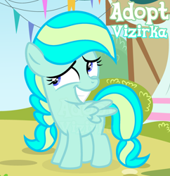 Size: 1280x1325 | Tagged: safe, artist:vi45, oc, female, filly, foal, imported from derpibooru, outdoors, pegasus, pony, quadrupedal, solo