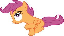 Size: 5269x3000 | Tagged: safe, artist:cloudy glow, scootaloo, eyeroll, female, filly, foal, g4, imported from derpibooru, my little pony: friendship is magic, pegasus, pony, simple background, sleepless in ponyville, solo, transparent background, vector