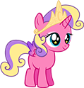 Size: 119x124 | Tagged: safe, alicorn, colored wings, crown, cute, female, filly, foal, g4, gameloft, gradient wings, imported from derpibooru, jewelry, my little pony: magic princess, official, picture for breezies, pony, princess skyla, regalia, simple background, skylabetes, solo, spread wings, toy interpretation, transparent background, wings