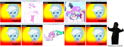 Size: 1487x571 | Tagged: suggestive, princess flurry heart, shining armor, spoiler:s06, a serbian film, banned from derpibooru, foalcon, imported from twibooru, lolicon, princess cadance, underage