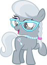 Size: 94x131 | Tagged: safe, silver spoon, braid, earth pony, female, filly, foal, g4, gameloft, glasses, imported from derpibooru, jewelry, mobile game, my little pony: friendship is magic, my little pony: magic princess, necklace, pony, simple background, smiling, solo, transparent background