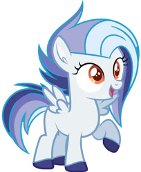 Size: 749x916 | Tagged: safe, artist:cinnibunii, oc, oc:stormy skies, female, filly, foal, imported from derpibooru, offspring, parent:rainbow dash, parent:soarin', parents:soarindash, pegasus, pony