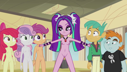Size: 1280x720 | Tagged: explicit, apple bloom, scootaloo, sweetie belle, banned from derpibooru, cutie mark crusaders, edit, equestria girls, imported from twibooru, lolicon, nude edit, nudity, underage