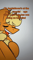 Size: 720x1280 | Tagged: safe, artist:crookedbeetles, apple bloom, applejack, rarity, alchemy, animated, apple bloom's bow, applejack's hat, bow, censored, cowboy hat, drugs, ear piercing, earring, earth pony, eyebrows, eyebrows visible through hair, female, filly, foal, g4, hair bow, hat, horn, implied straight, imported from derpibooru, jewelry, mare, mosaic censor, piercing, pony, sound, unicorn, webm, zebra, zecora
