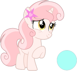 Size: 1019x935 | Tagged: safe, artist:xxroyalstarsentryxx, oc, oc:angelina, female, filly, foal, horn, imported from derpibooru, offspring, parent:button mash, parent:sweetie belle, parents:sweetiemash, pony, unicorn