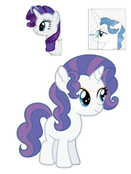 Size: 948x1256 | Tagged: safe, artist:white-chrystal, rarity, oc, fancypants, female, filly, foal, g4, horn, imported from derpibooru, male, mare, offspring, parent:fancypants, parent:rarity, parents:raripants, pony, simple background, solo, stallion, transparent background, unicorn