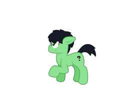 Size: 1600x1200 | Tagged: safe, oc, oc:colt anon, anonymous artist, colt, ears back, earth pony, foal, free to use, frown, g4, imported from derpibooru, male, oc only, pony, raised hoof, side view, simple background, solo, transparent background, wide eyes