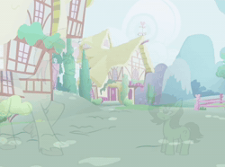 Size: 1440x1080 | Tagged: safe, artist:diris, artist:狄瑞思, oc, oc:filly anon, animated, bright mac, earth pony, female, filly, foal, g4, imported from derpibooru, music, outdoors, pear butter, pony, sound, webm