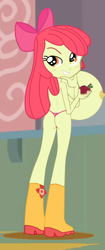 Size: 491x1171 | Tagged: explicit, artist:speedyedits, apple bloom, banned from derpibooru, breasts, clothes, edit, edited edit, edited screencap, equestria girls, imported from twibooru, lolicon, nudity, oppai loli, panties, screencap, thong, underage, underwear