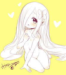 Size: 841x945 | Tagged: explicit, artist:born-to-die, fluttershy, banned from derpibooru, blushing, breasts, crying, delicious flat chest, human, humanized, imported from twibooru, lolicon, nudity, solo, source needed, underage, vulva