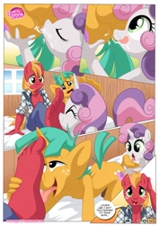 Size: 1024x1447 | Tagged: explicit, artist:bbmbbf, sweetie belle, anal creampie, analingus, anthro, anus, banned from derpibooru, bare chest, barefoot, be my special somepony, big mcintosh, clothes, comic, creampie, cum, equestria untamed, feet, felching, female, female on male, female on male analingus, fetish, foot fetish, foot worship, gay, imported from twibooru, licking, licking foot, lolicon, male, male feet, nudity, oral, palcomix, partial nudity, plantigrade anthro, sex, shotacon, smelling, snails, sniffing, straight, topless, underage