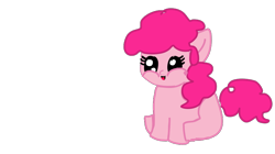 Size: 800x448 | Tagged: safe, artist:bricka, pinkie pie, blank flank, colored lineart, cute, earth pony, female, filly, filly pinkie pie, foal, g4, imported from derpibooru, pony, simple background, solo, transparent background, vector, younger, younger pinkie pie