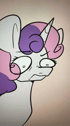 Size: 720x1280 | Tagged: safe, artist:crookedbeetles, apple bloom, scootaloo, sweetie belle, animated, apple bloom's bow, bow, coughing, cutie mark crusaders, earth pony, editorial cutie mark, eye clipping through hair, eyebrows, eyebrows visible through hair, female, filly, foal, g4, hair bow, horn, imported from derpibooru, orphan, pegasus, pony, sound, unicorn, webm